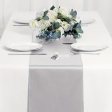 1db Elegáns Különböző színű Szatén Asztalfutó