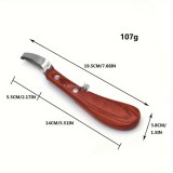 1db tartós, rozsdamentes acél patakés kényelmes fa nyéllel