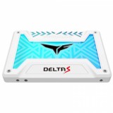1TB Team Group SSD SATAIII 2,5" meghajtó T-Force Delta S RGB fehér (T253TR001T3C412)