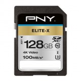 128GB SDXC PNY Elite-X CL10 memóriakártya (P-SD128U3100EX-GE) (P-SD128U3100EX-GE) - Memóriakártya