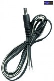 2,1/5,5mm DC táp dugóval szerelt kábel.