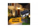 2+2 COB Wall Light cl-5066a Mozgásérzékelős, Napelemes 2+2 COB LED-es Fali Fény
