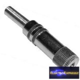 2,5mm jack aljzat, sztereo, teljesen fém házzal.