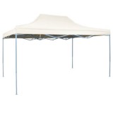 2,9 x 4,25 m méteres összecsukható kerti pavilon - fehér