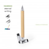 2 az 1-ben örök toll és ceruza, bambusz