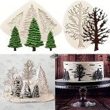 2 darab, fa csokoládé formák, szilikon formák