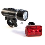 2 darabos erős fényű bicikli lámpa szett
