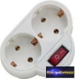 2 -es fali elosztó kapcsolóval 250V • 16A