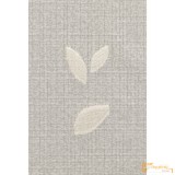 (2 méret 2 szín) 7017 levél mintás voile fényáteresztő függöny-Ekrü