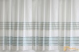 (2 méret 3 szín) Vízszintes csíkos modern fényáteresztő nyírt voile 290-03
