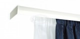 2 soros előlapos fehér színű alumínium sín tartozékokkal - 120 cm