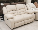 2 személyes relax kanapé - Bronx beige teflonos szövet kárpittal raktárról - Tessin