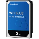 2 TB Western Digital Blue HDD (3,5", SATA3, 7200 rpm, 256 MB cache)