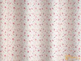 (20 szín) Caraibi dekorációs függöny- bézs alapon apró púder színű virágok levéllel