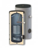 200 literes 1 hőcserélős álló SunSystem indirekt tároló fűtés és napkollektor bojler. Használati melegvíz tároló, üvegkerámia bevonatú tartály HMV
