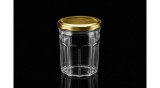200 ml bordás csavaros befőttes üveg TO 70 tetővel