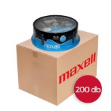 200db Maxell BD-R 25 GB 4X Nyomtatható Blu-Ray Lemez - Cake (25) CSOMAG!