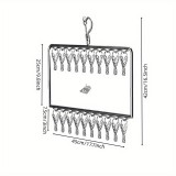 20db Rozsdamentes Acél Kapocs Állvány