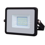 20W LED reflektor Samsung chip fekete 6400K - PRO441 V-TAC