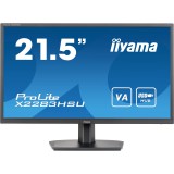21,5''/54,5cm (1920x1080) iiyama ProLite X2283HSU-B1 16:9 1ms HDMI DisplayPort VESA Speaker FullHD Black (X2283HSU-B1) - Monitor
