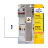 210*297 mm-es Avery Zweckform A4 íves etikett címke, fehér színű (20 ív/doboz)