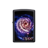 218-60003359 Zippo öngyújtó matt fekete színben- Galaxis