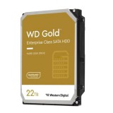 22 TB Western Digital Gold HDD (3,5", SATA3, 7200 rpm, 512 MB cache)