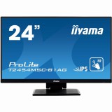 24"/60,5cm (1920x1080) iiyama ProLite T2454MSC-B1AG 16:9 5ms Touchscreen VGA USB HDMI VESA Speaker Full HD Black (T2454MSC-B1AG) - Monitor
