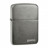 24485 Zippo öngyújtó, black ice színben logóval, 1941-es Replica