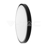 24W LED kör alakú mennyezeti lámpa, fekete színű, 6500K, IP44