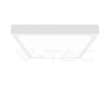 24W LED mennyezeti lámpatest mikrohullámú mozgásérzékelővel fehér kerettel 4000K IP44 (V-TAC)