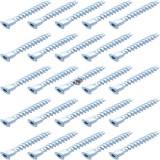 25 db M7x50 mm-es megerősített hatszögletes üregcsavarszeg, szénacél bútorösszekötő rögzítő