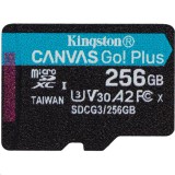 256GB microSDXC Kingston Canvas Go! Plus UHS-I U3 V30 A2 (SDCG3/256GBSP) (SDCG3/256GBSP) - Memóriakártya