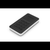 256GB Verbatim 2.5" kódzáras külső SSD meghajtó fekete-ezüst (53402) (53402)