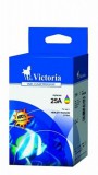 25A Tintapatron DeskJet 916, 825c, 840c nyomtatókhoz, VICTORIA színes, 39ml (kompatibilis)