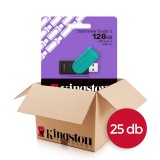 25db Kingston DT Exodia S pendrive 128GB USB 3.2 Kék CSOMAG!