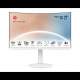 27" MSI Modern MD271CPW ívelt LCD monitor fehér (MD271CPW) - Monitor