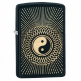 29423 Zippo öngyújtó Matt fekete - Yin Yang