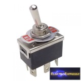 2ák.6p.2áll.Egyik állásából visszaálló karos kapcsoló.250V/10A