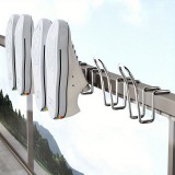 2db Fém Akasztós Cipőtartó Szervező Erkélyre és Előszobába