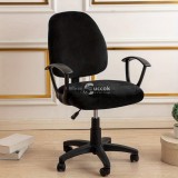 2db vastagított plüss irodai szék huzat