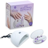 2IN1 KÖRMÖS LÁMPA ÉS CSISZOLÓ SZETT - MANIKŰR ÉS PEDIKŰR KÉSZÍTÉSÉHEZ