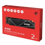 2tb adata ssd m.2 meghajtó gammix s70 blade (agammixs70b-2t-cs)