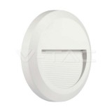 2W LED Lépcsővilágítás, kerek forma, fehér színű 4000K