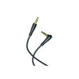 3.5 mm-es Jack csatlakozós audiókábel beépített mikrofonnal 1 méter Kakusiga KSC-748 fekete