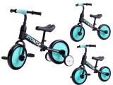 3 az 1-ben Futóbicikli-Kerékpár Levető Segédkerékkel-Állítható Ülés magasság-EVA Kerekek-Kék