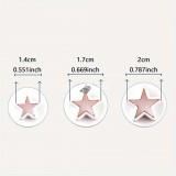 3 darab műanyag csillag alakú fondant süti szaggató rugós dugattyúval muffinokhoz és díszítésekhez