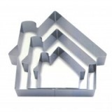 3 DARABOS TORTA FORMA, TORTA KERET – HÁZ