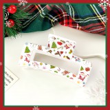 3 db, Karácsonyi mintáshajcsipeszek (8,48 cm)