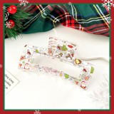 3 db, Karácsonyi mintáshajcsipeszek (8,48 cm)